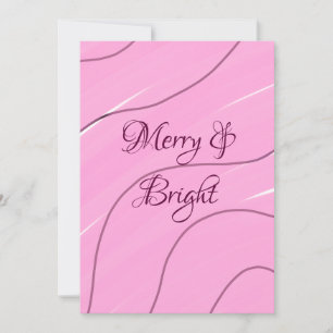 Convite designado menina com desenho encaracolado rosa Ale