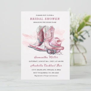 Convite Designs de Festas de Chá de panela da Cowgirl