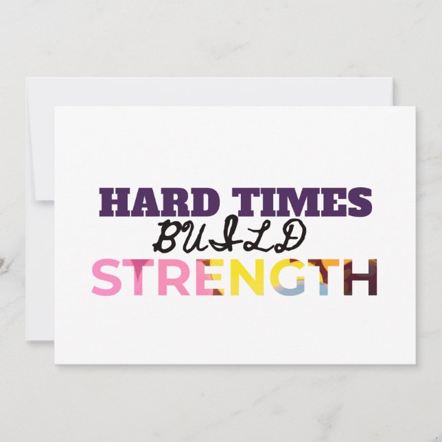 Convite Designs de Palavras Inspiradoras (Frente)