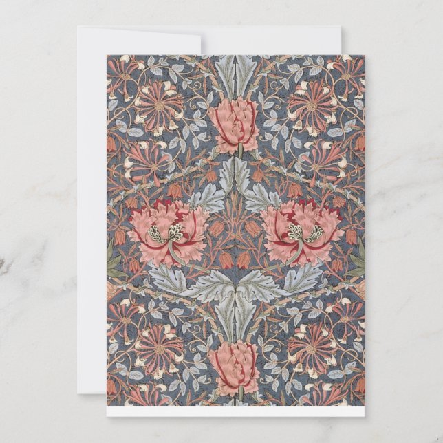 Convite Designs William Morris Wallpaper (Frente)