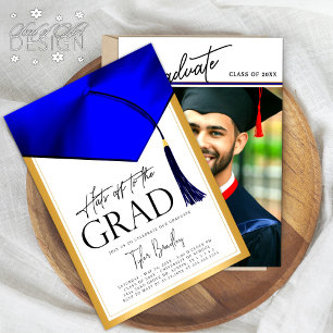 Convite Desliga-Se Para Formando Foto De Graduação De Meni