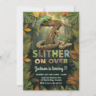 Convite Deslize Sobre a Selva de Répteis no 7º Aniversário