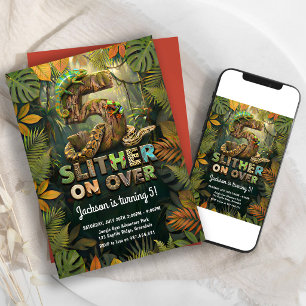 Convite Deslize Sobre o 5º Aniversário do Lagarto da Selva