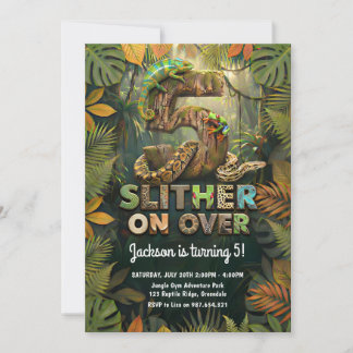 Convite Deslize Sobre o 5º Aniversário do Lagarto da Selva