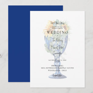 Convite Deslumbrante Casamento Mediterrâneo Toscano III