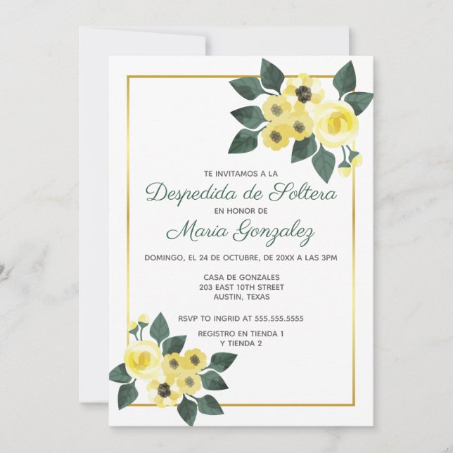 Convite Despedida (Frente)