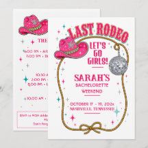 Despedida de Solteira Cowgirl Disco Personalizada
