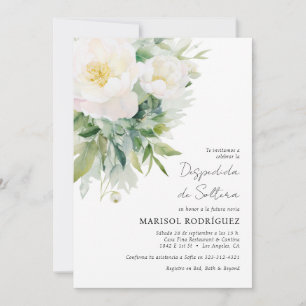Convite Despedida de Solteira em Inglês Espanhol Bridal Sh