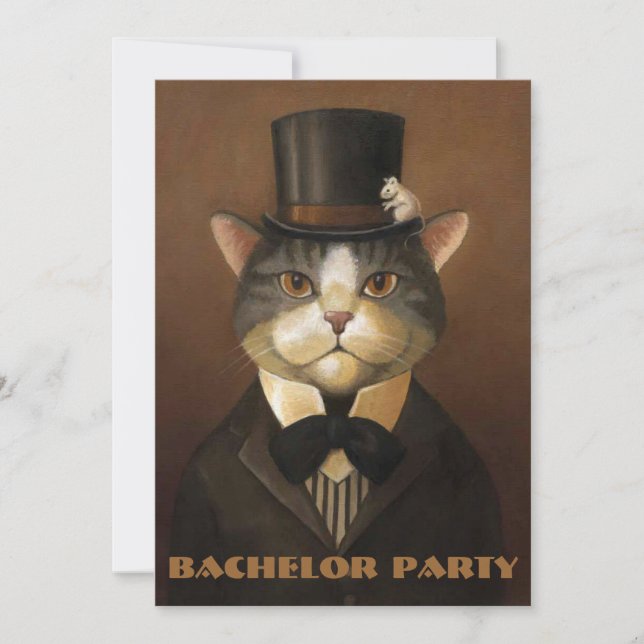 Convite despedida de solteiro, chá do noivo, partido de (Frente)