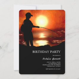 Convite Despedida de solteiro de pesca Amante de pesca Car