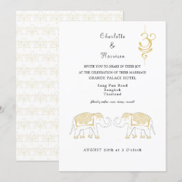 Convite Destino de Casamento da Tailândia