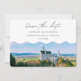 Convite Destino de Casamento em Hohenschwangau Salve a Dat