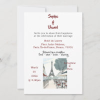 Destino do Casamento - Springtime em Paris