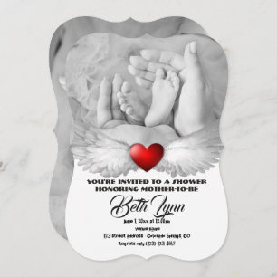 Convite Destino do Destino do chá de fraldas Esperando