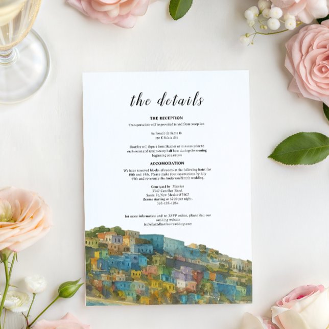 Convite Details  Card- Puerto Rico (Criador carregado)