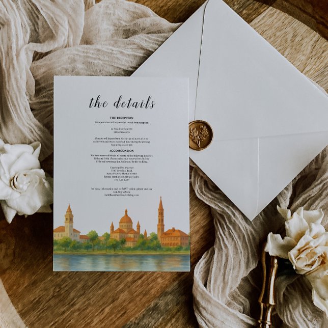 Convite Details Card- St Augustine (Criador carregado)