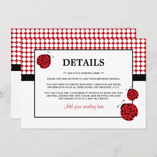 Convite Detalhe da Festa de aniversário das Crianças do Re (Frente/Verso)