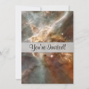 Convite Detalhe da Região de Criação de Estrelas da Car