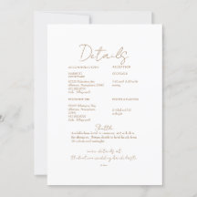 Detalhe de Casamento de Texto Dourado Pampas