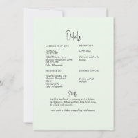 Detalhe de Casamento em Verde Claro Salvia