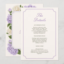 Detalhes de casamento charmosos com flor de lavand