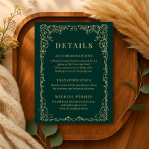 Detalhes de Casamento Minimalista em Ouro e Verde 