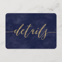 Detalhes de Casamento Simples em Aquarela Azul Mar