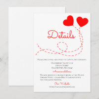Detalhes de Casamento Vermelho Fofo Balões com Cor