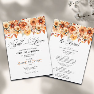 Convite Detalhes do Amor sobre Casamento Floral de Boho Tr