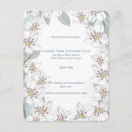 Convite Detalhes do Casamento da Montanha Laurel