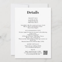 Detalhes do Casamento em Paris - Anexo