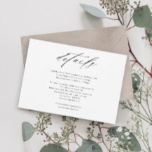 Detalhes do Casamento Preto e Branco Modernos - En