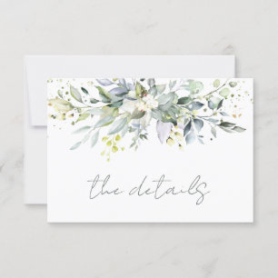 Convite Detalhes do Itinerário do Fim de Semana do Eucalyp