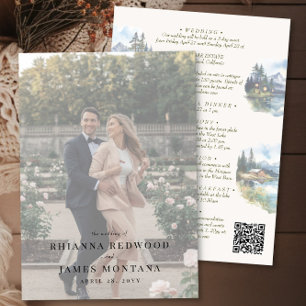 Convite Detalhes e Foto do Casamento no Lago Country