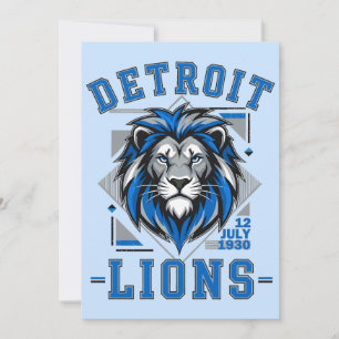 Convite Detroit Lions futebol