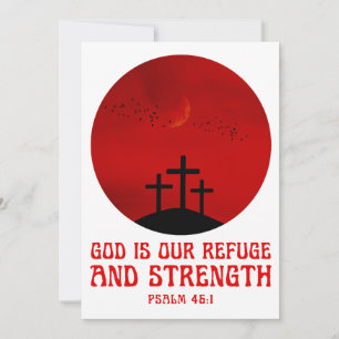 Convite Deus é nosso refúgio e força