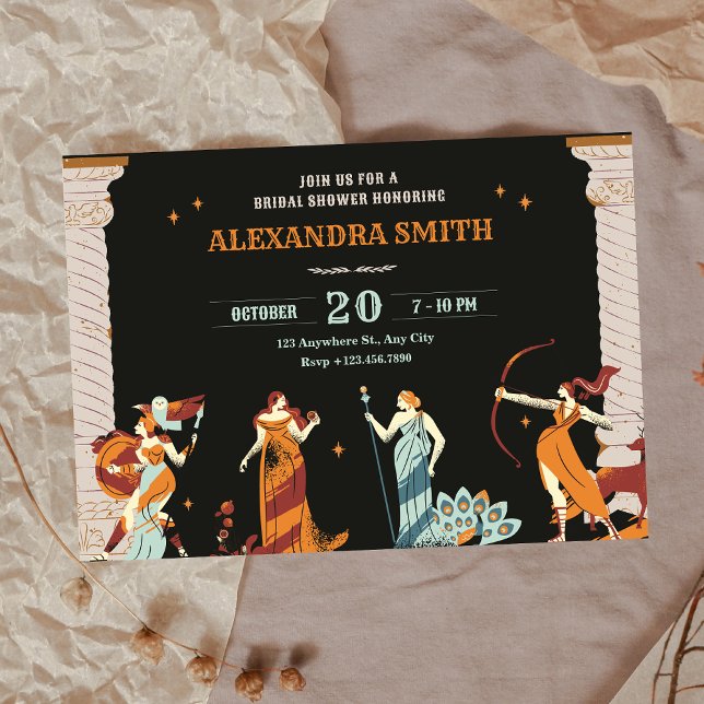 Convite Deuses da mitologia Heroes (Criador carregado)