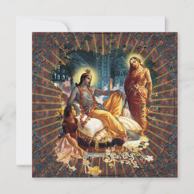 Convite Devoção - o cartão, convida, cumprimentando (Frente)