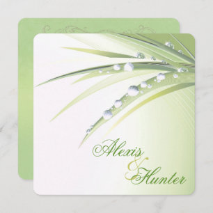 Convite Dew Drop Weding