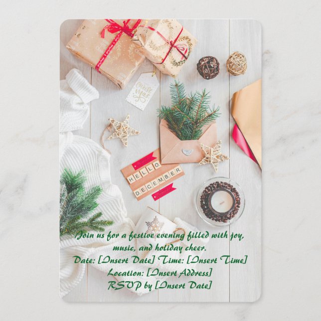 Convite Dezembro Aconchegante (Frente)