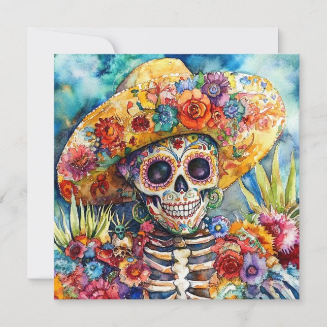 Convite Dia da Celebração Cultural dos Mortos (Frente)