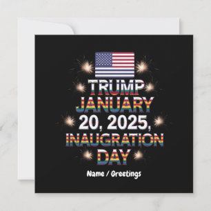 Convite Dia da Inauguração do Trump 20 de janeiro de 2025