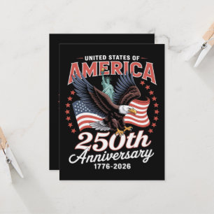 Convite Dia da Independência 250º Aniversário EUA