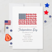 Dia da Independência 4 de julho Bolo
