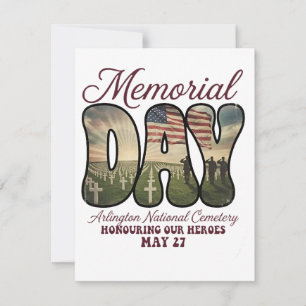 Convite Dia da Memória Cemitério Nacional de Arlington
