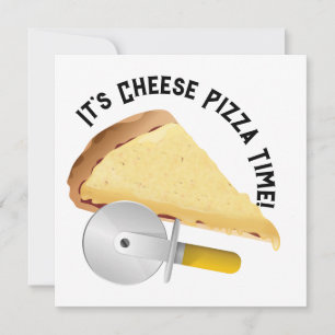 Convite Dia da Pizza de Queijo