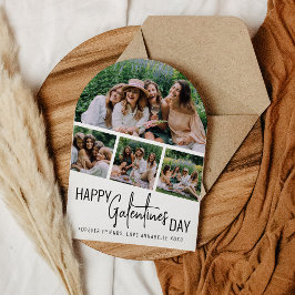 Convite Dia das Galentinas Arrancadas por Colagem de Fotos