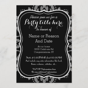 Convite Dia das Meninas do Gato Bonitinho Morto a festa to