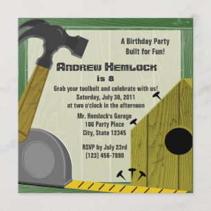 Convite Dia de aniversário divertido