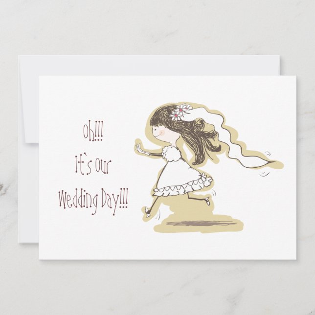 Convite Dia de Casamento (Frente)